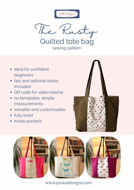 The Rusty tote bag PHYSICAL PRINTED PATTERN
