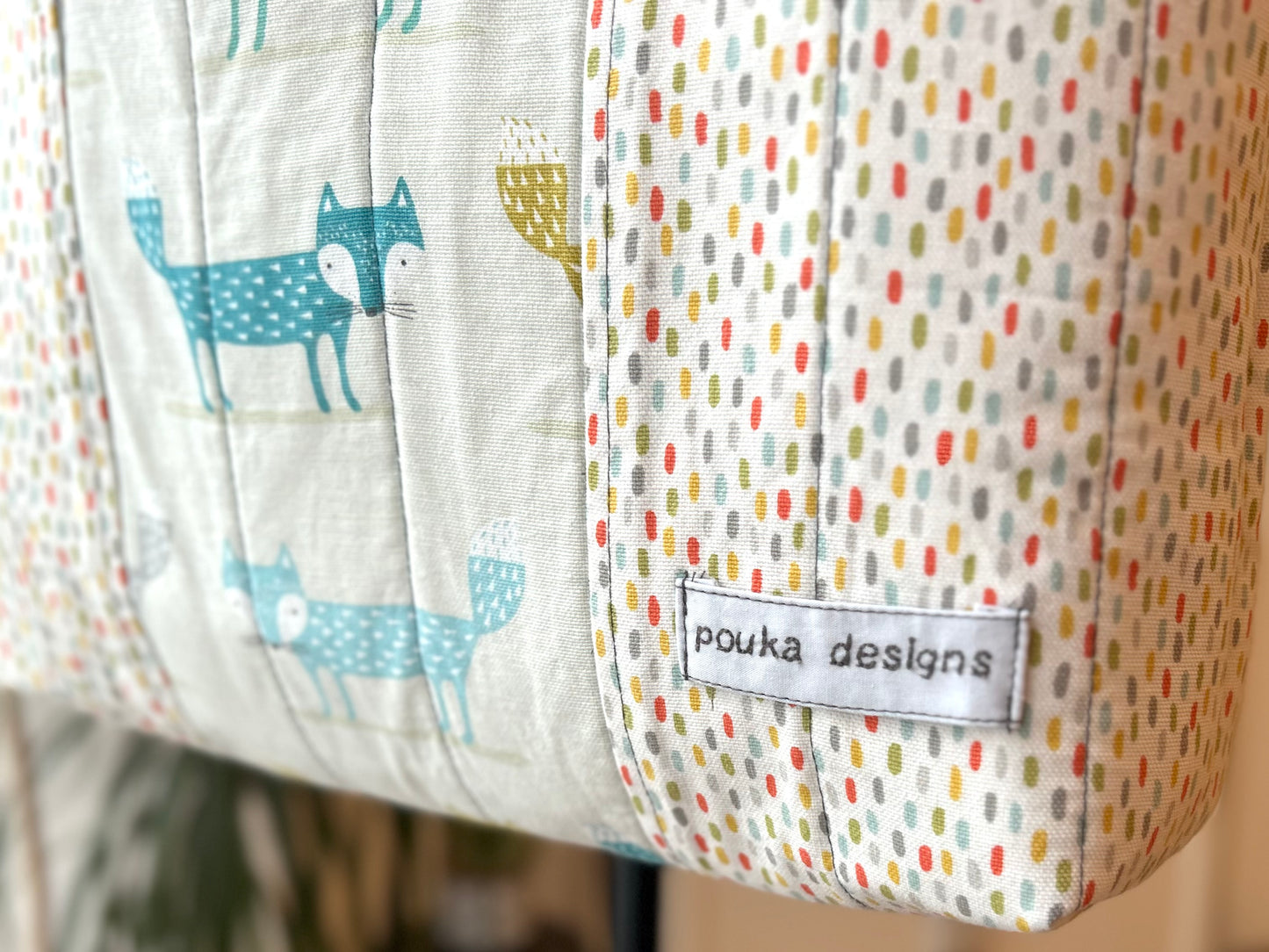 The Rusty tote bag PHYSICAL PRINTED PATTERN